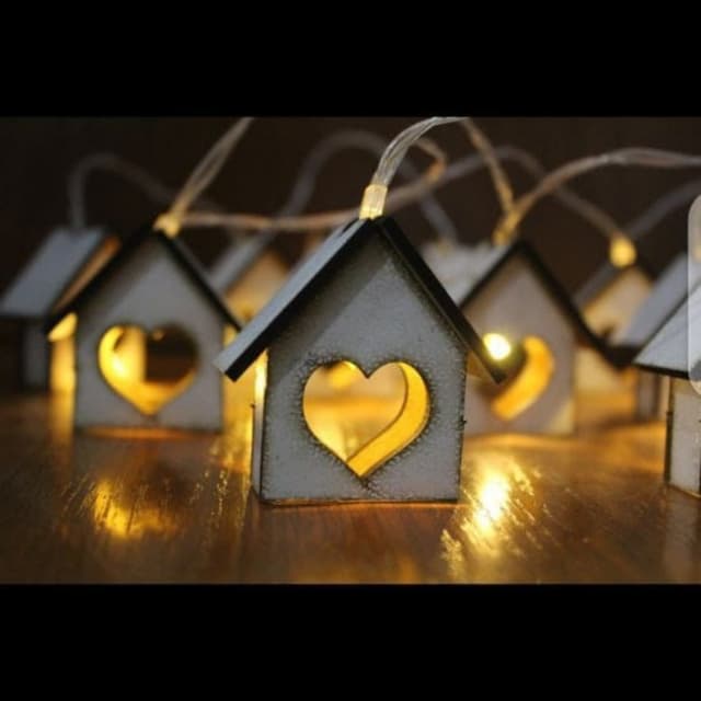 House Fairy Light ( 10 Houses 5ft Length )