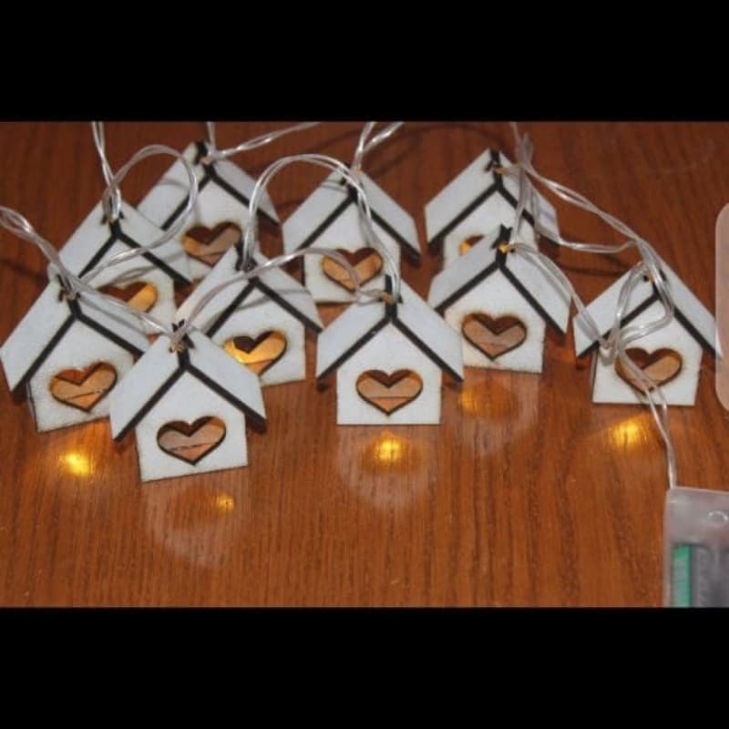 House Fairy Light ( 10 Houses 5ft Length )