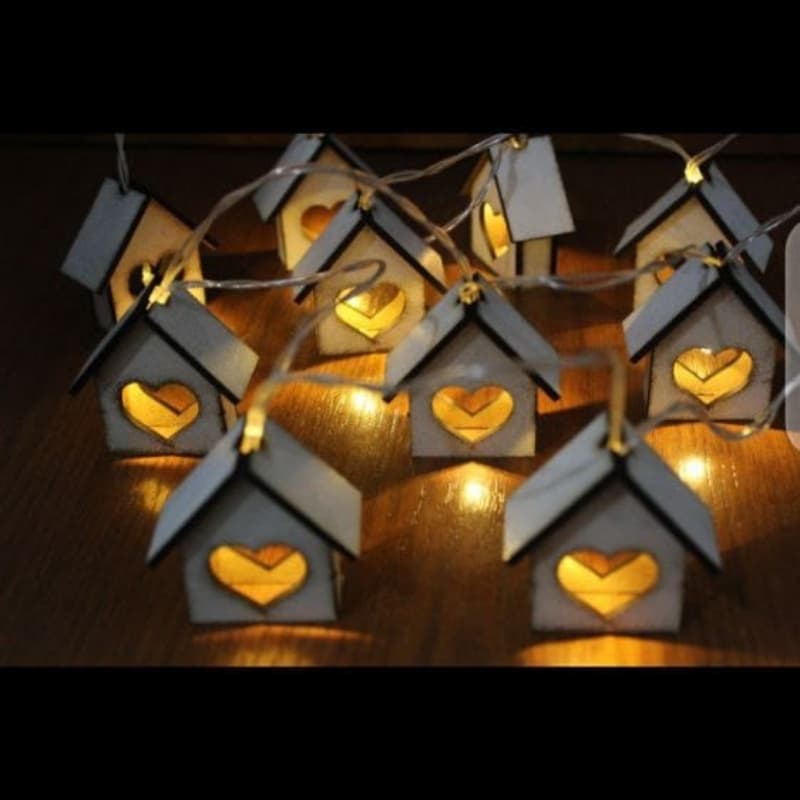 House Fairy Light ( 10 Houses 5ft Length )
