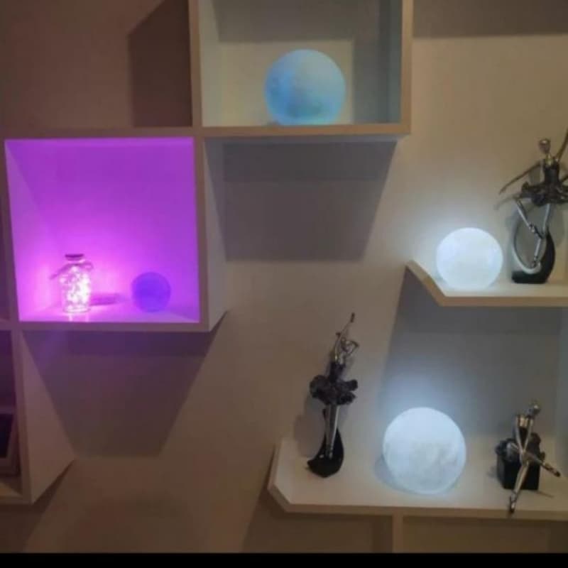 3D MOON LAMP SENSOR TOUCH With Stand 15cm