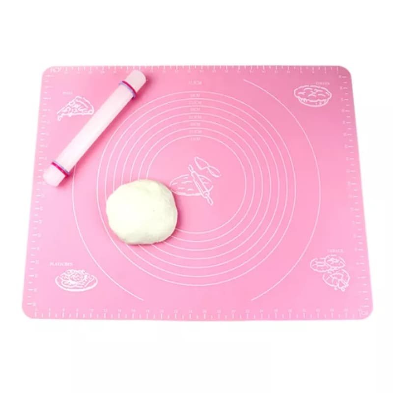 Non-Stick Silicone Baking Mat With Measurements Heat Resistant Cookie Sheet