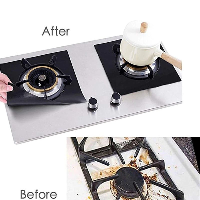 Gas Stove Protectors Cover Liner Aluminum Foil Clean Mat