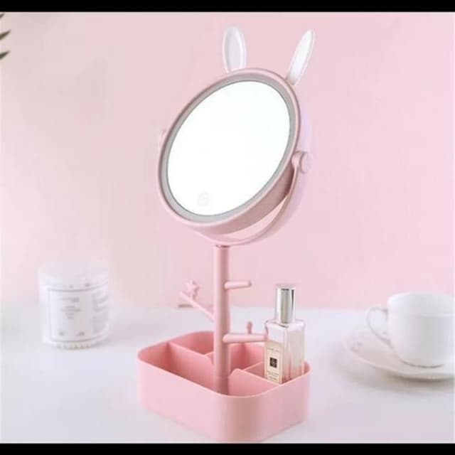 Bunny Ear Cosmetic LED Mirror