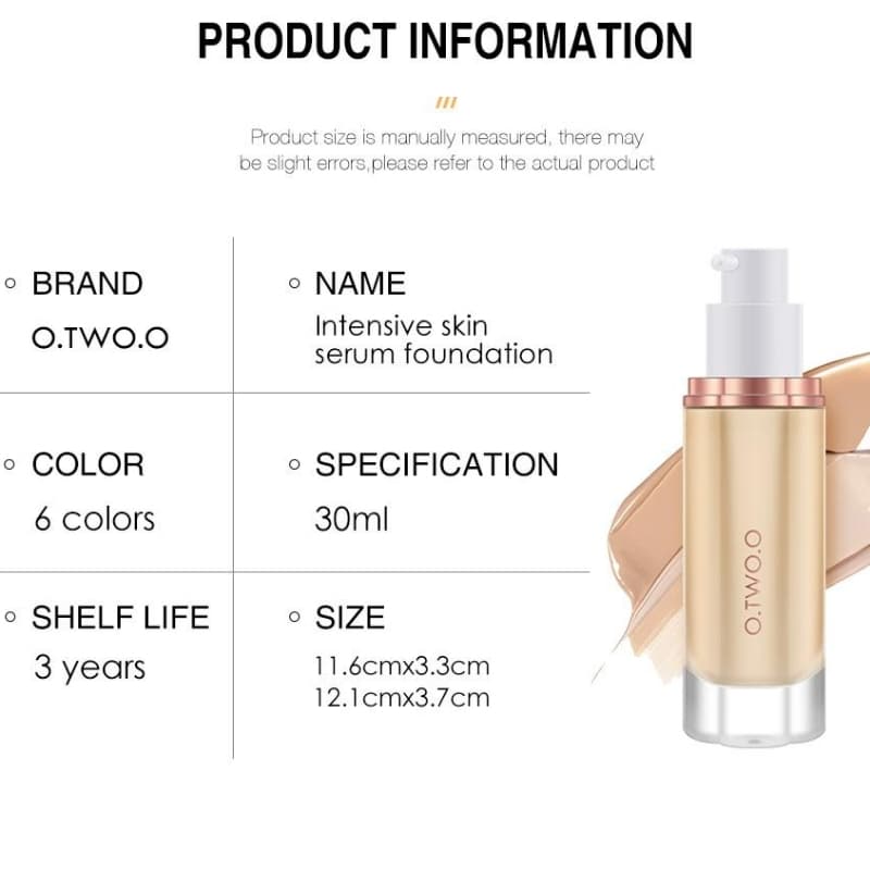 O.TWO.O Intensive Skin Serum Foundation