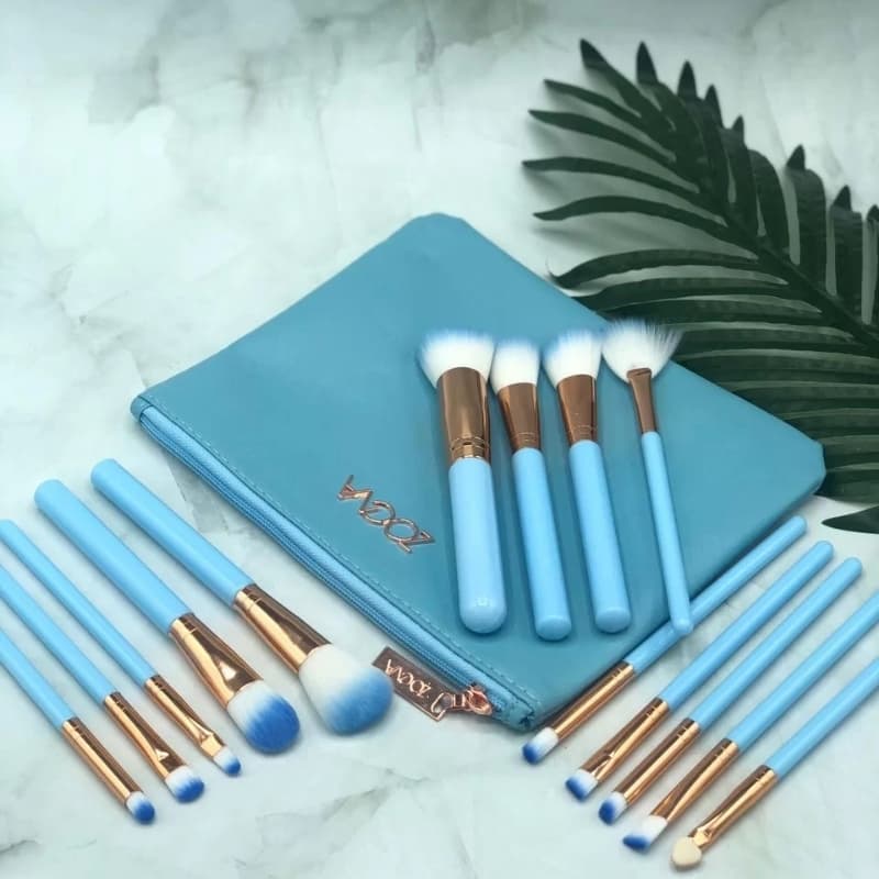 Zoeva 15 pcs brush set 4 Colors