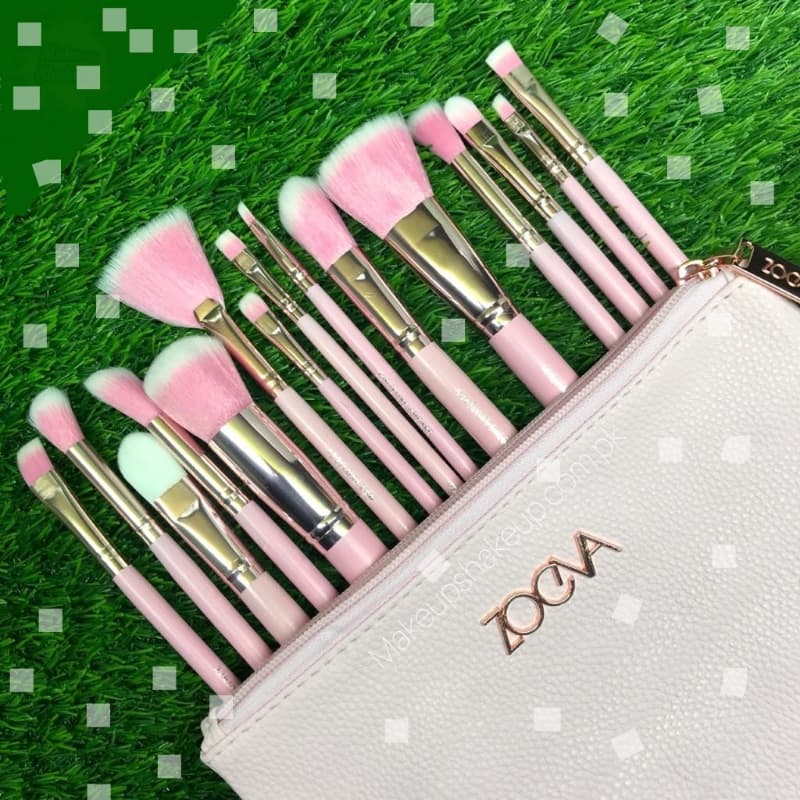 Zoeva 15 pcs brush set 4 Colors