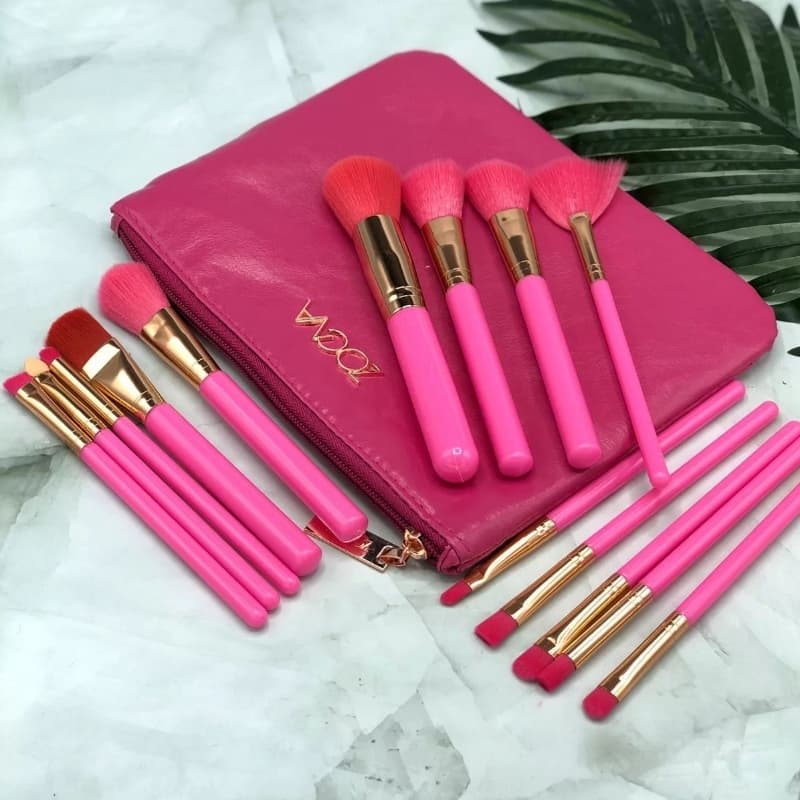 Zoeva 15 pcs brush set 4 Colors