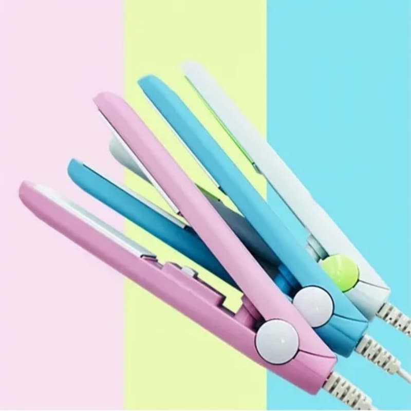 Mini portable hair straightener