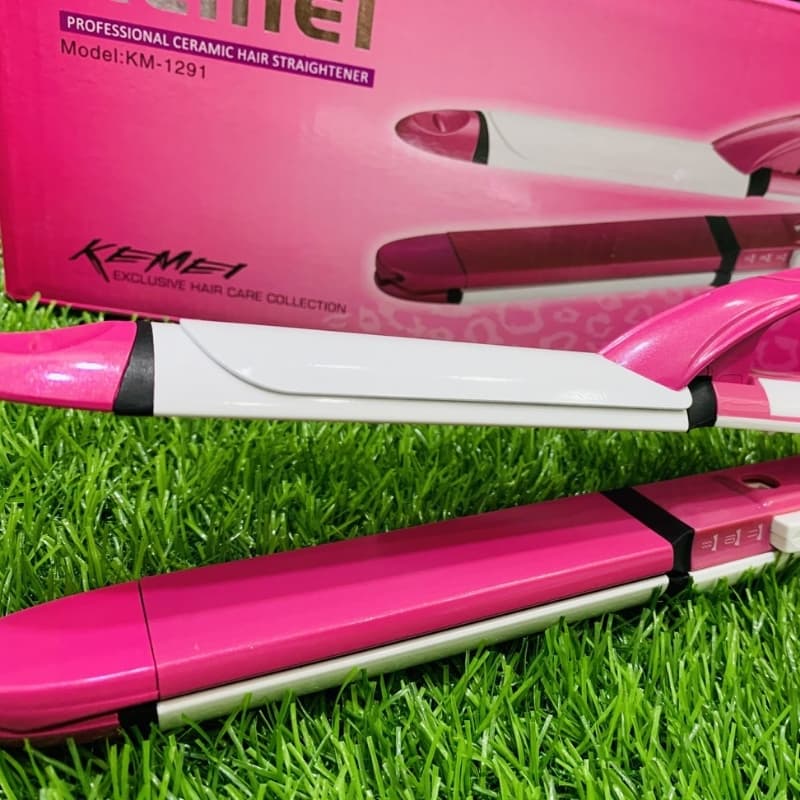 Kemei 3in1 Straightner+Curler+Crimper KM-1291