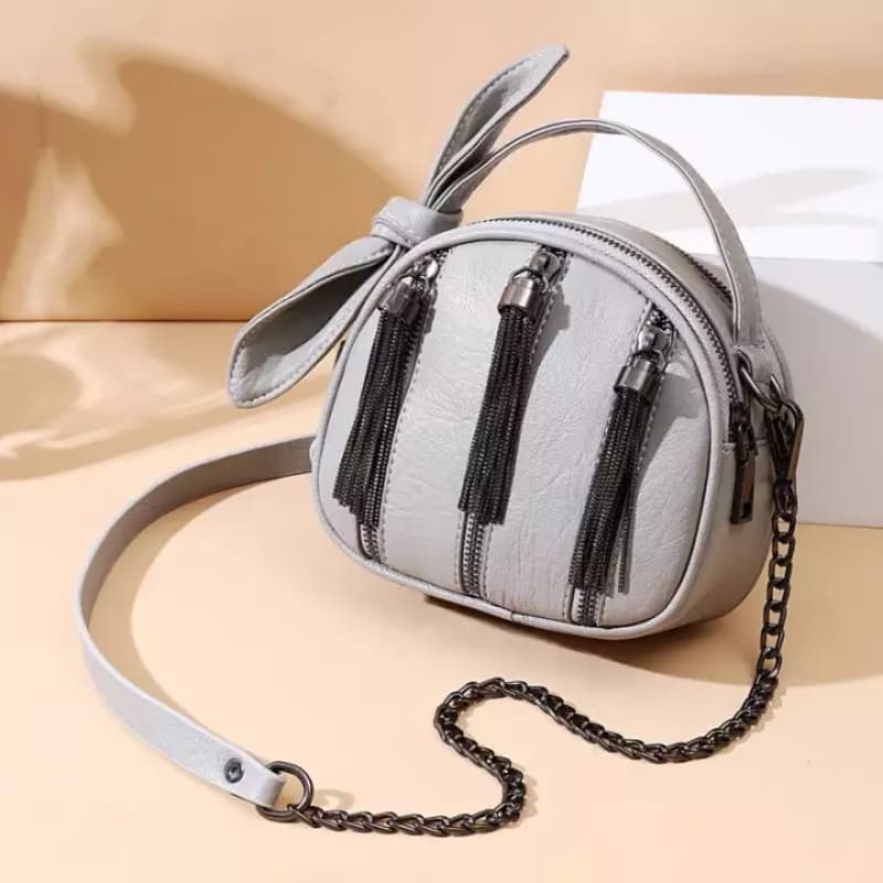 Leather Tassel Crossbody Bags