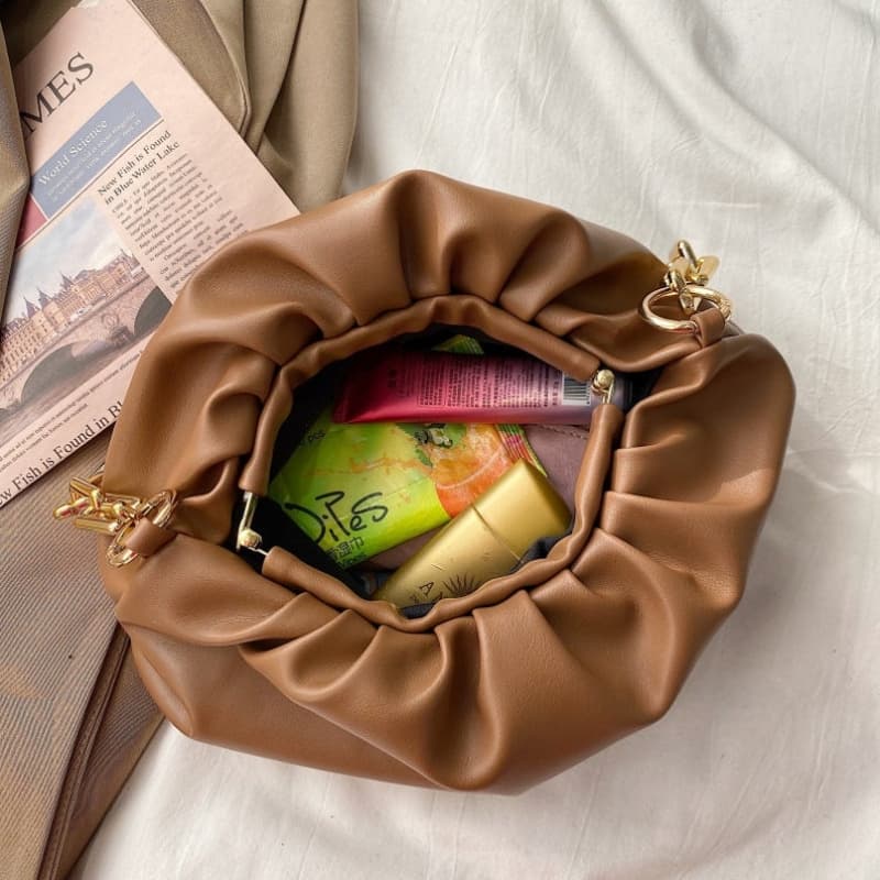 Gold Chain Pouch Bag