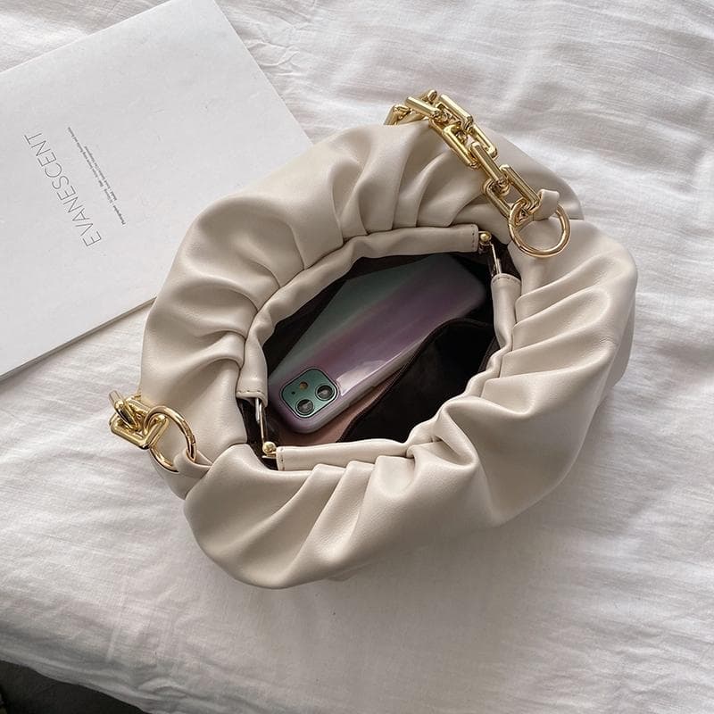 Gold Chain Pouch Bag