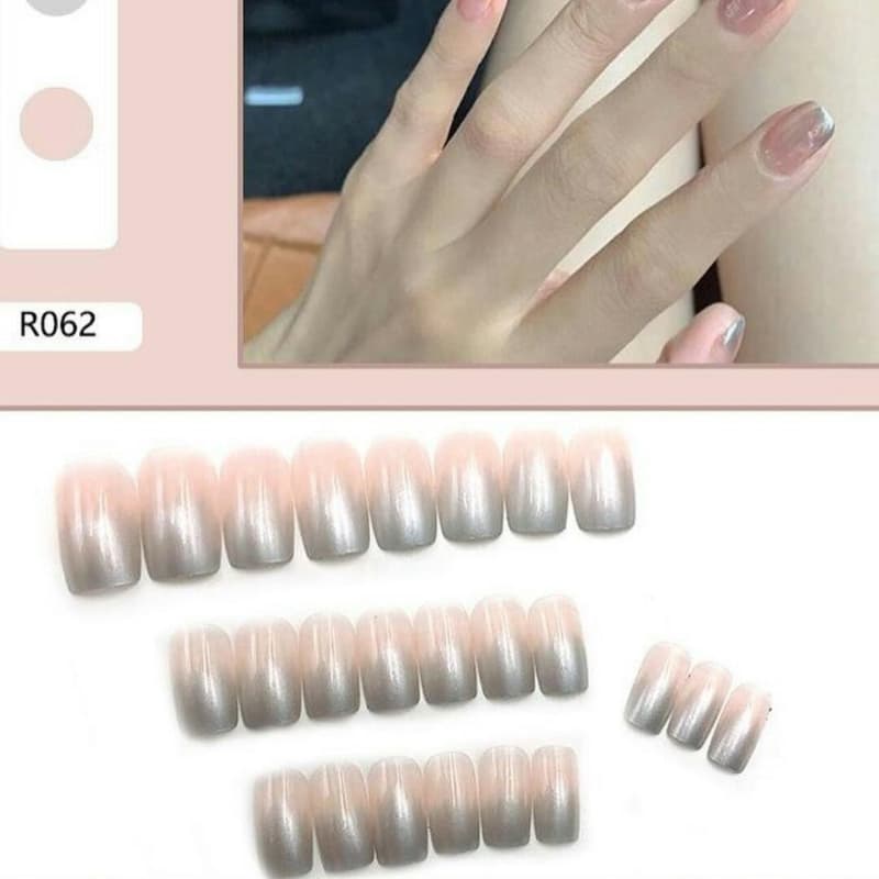 24 Pcs Cute Fake Nails Set