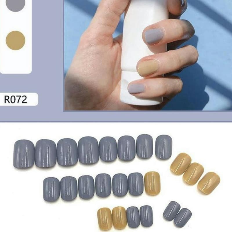 24 Pcs Cute Fake Nails Set