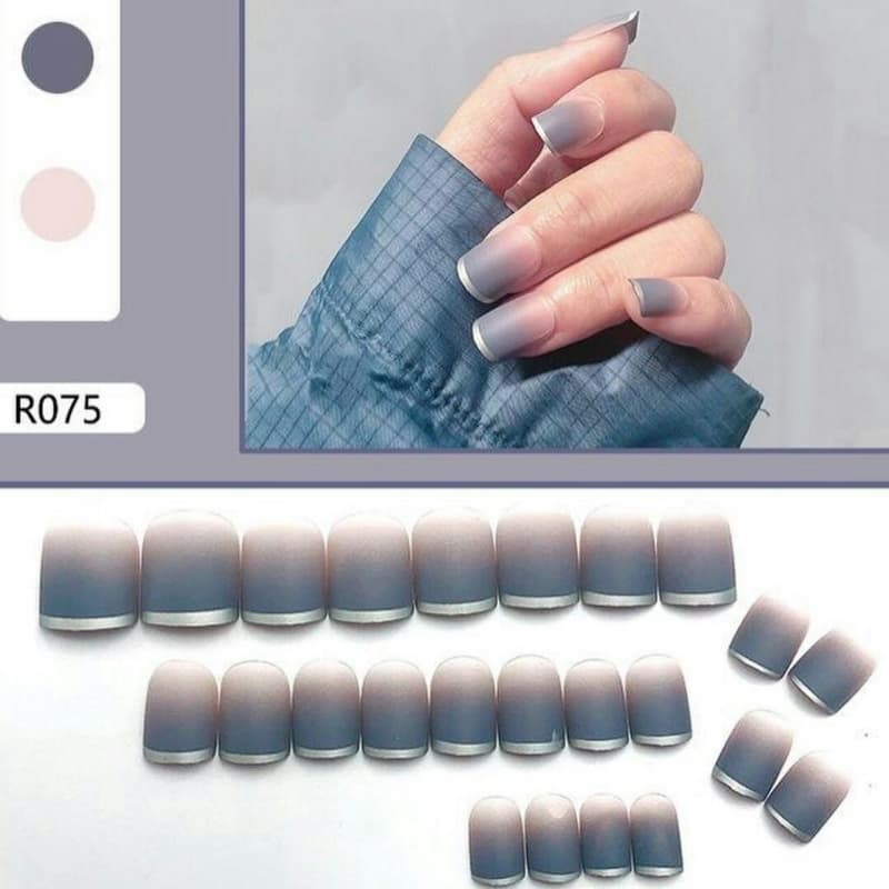 24 Pcs Cute Fake Nails Set
