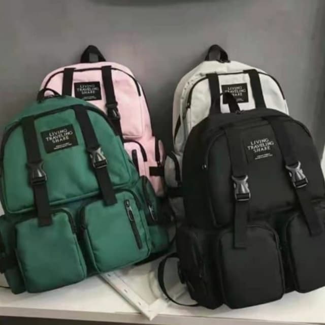Buckle Large Capacity Backpack