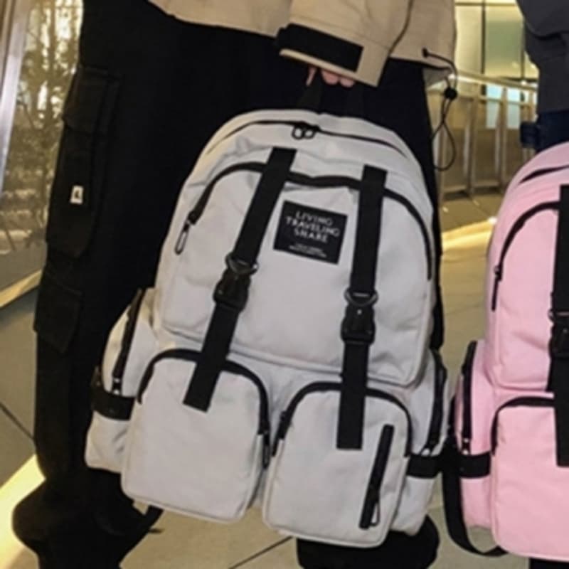 Buckle Large Capacity Backpack