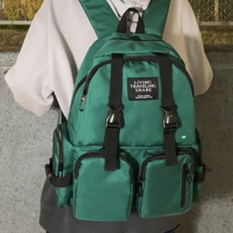 Buckle Large Capacity Backpack