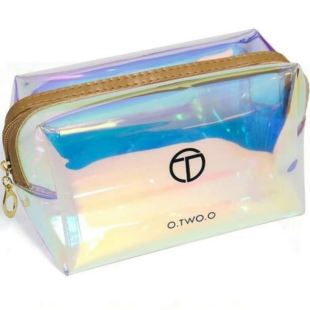 O.TWO.O Transparent Holographic Cosmetic Bag