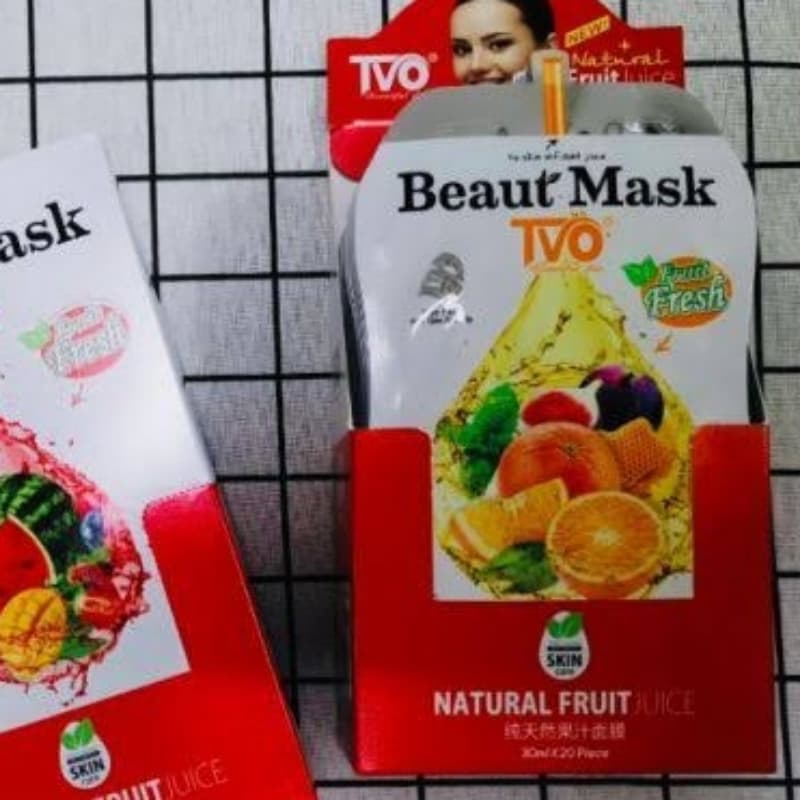 Vitality Skin Brighten Honey and Fresh Orange Mask, 30ml