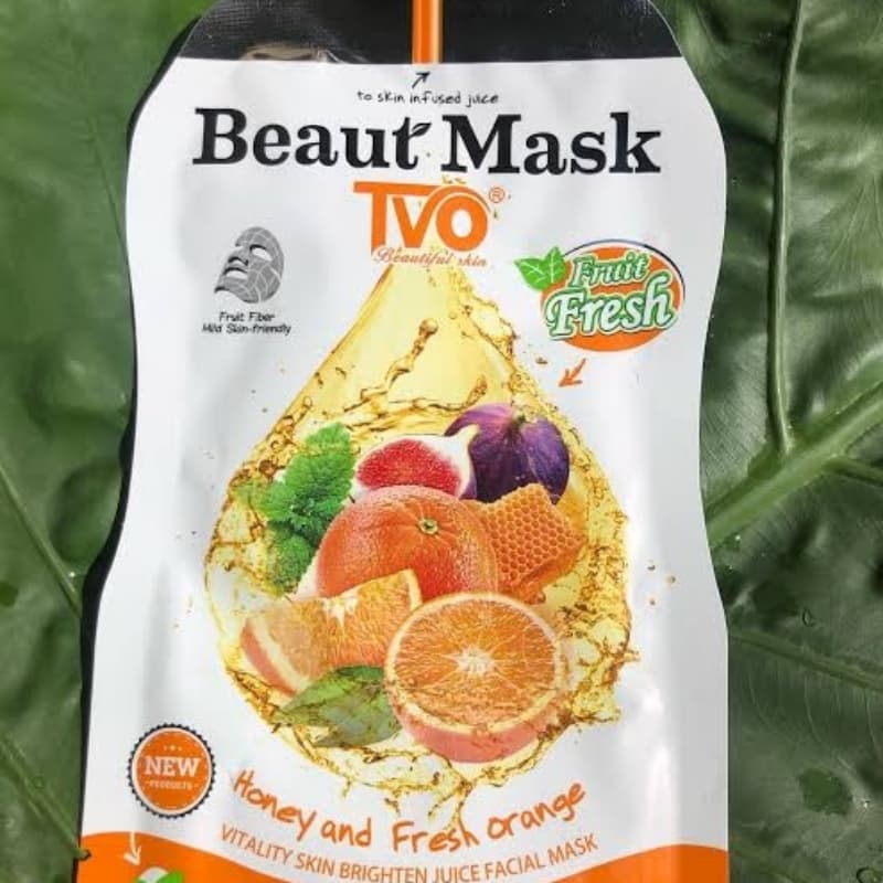 Vitality Skin Brighten Honey and Fresh Orange Mask, 30ml