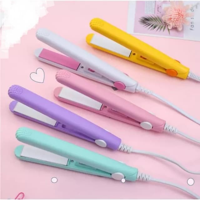 Mini portable hair straightener